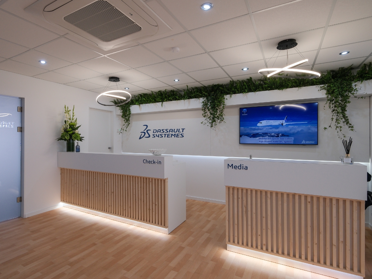 Dassault Systemes Chalet at Farnborough Airshow